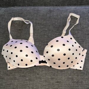 Black Polka Dot Bra
